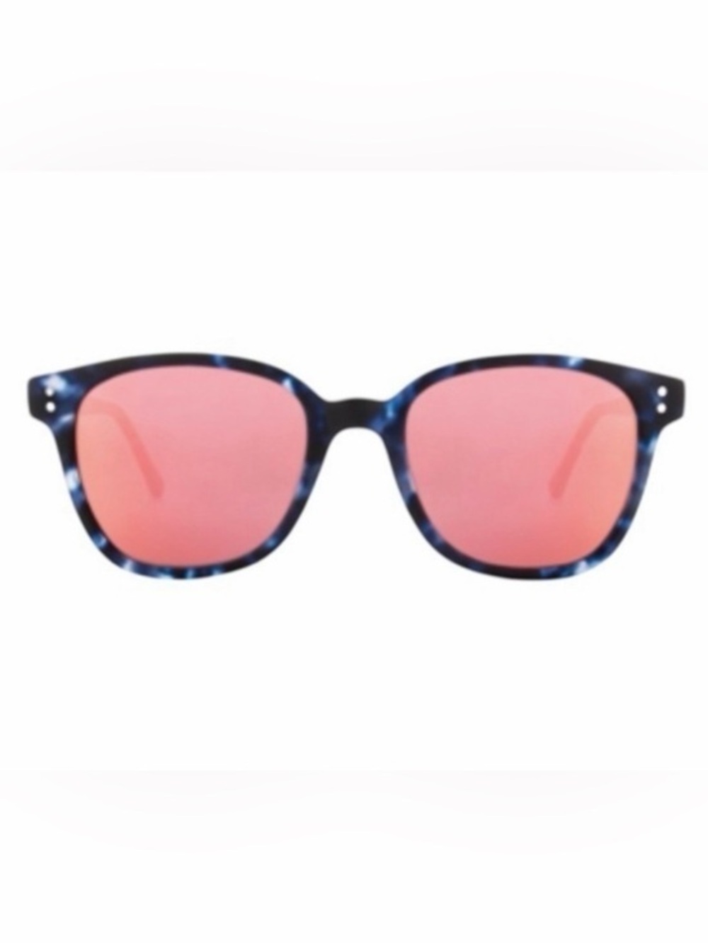 Komono Renee Sunglasses Matte Indigo Demi navy tortoise reflective